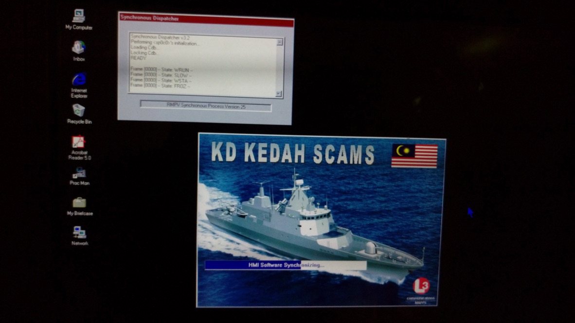 KD Kedah SCAMS system screen